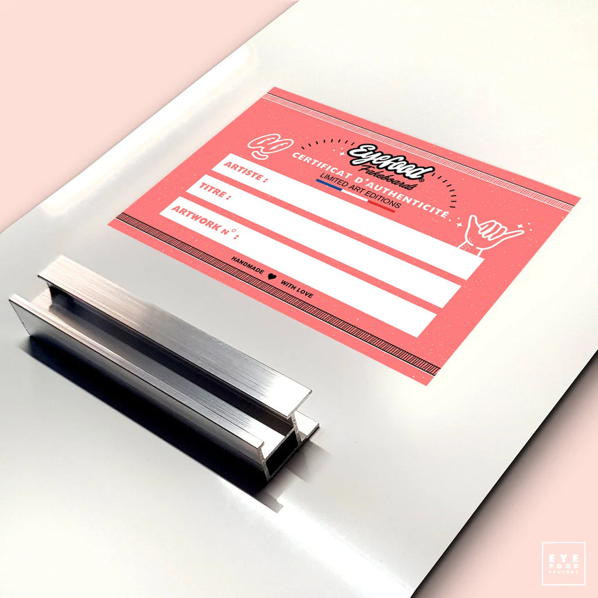 F- PARCE QUE JE LE VAUX BIEN - FAKEBOARDS - 82x22 cm, Dibond®, fakeboard, FOIRE