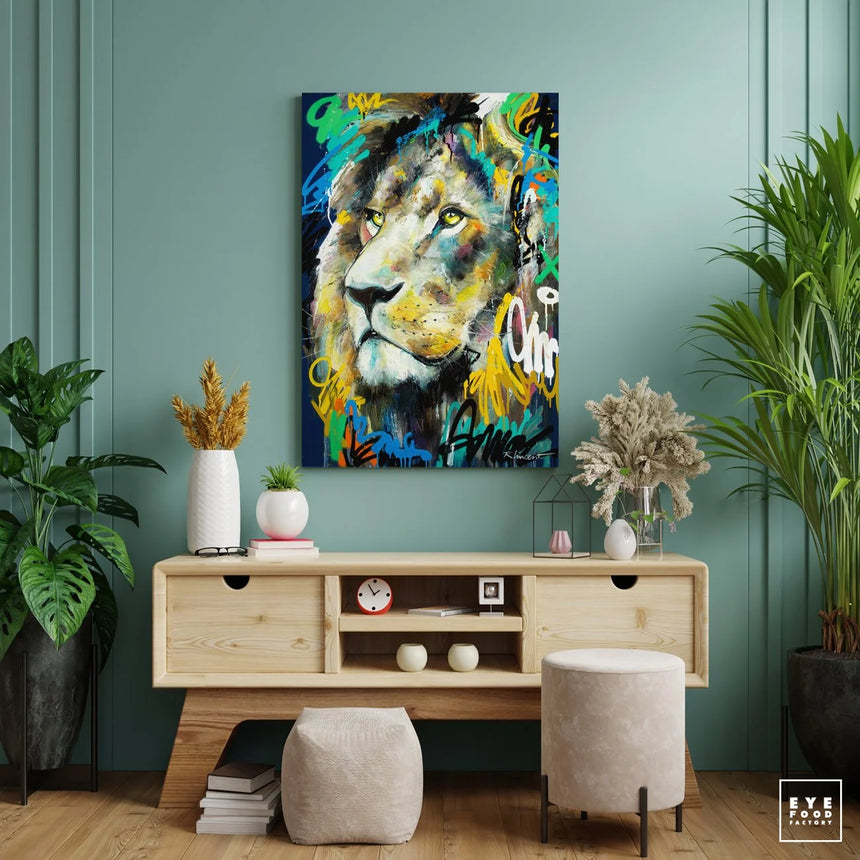 Simba - Éditions Limitées - @quator165110, Animaux, Crinière, Dibond®,
