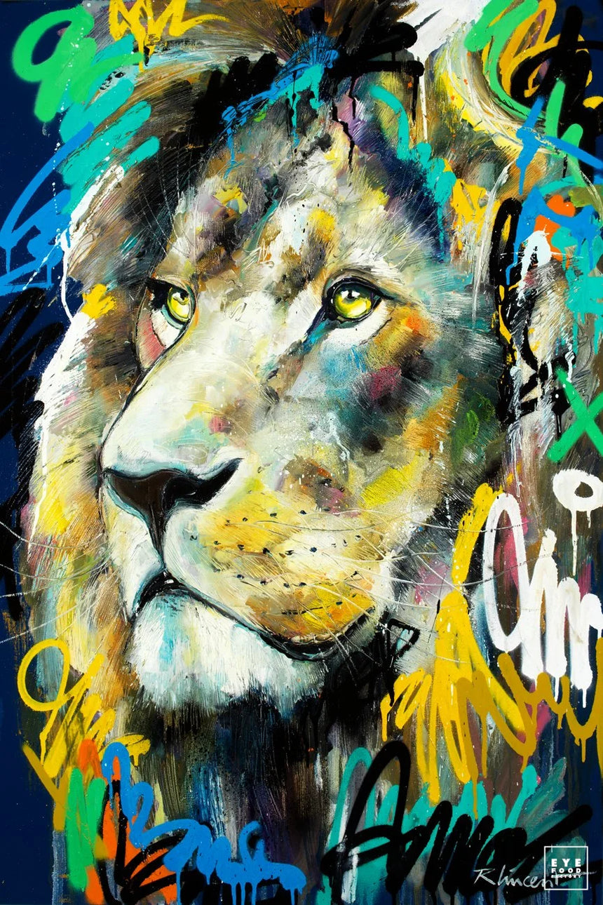 Simba - Éditions Limitées - @quator165110, Animaux, Crinière, Dibond®,