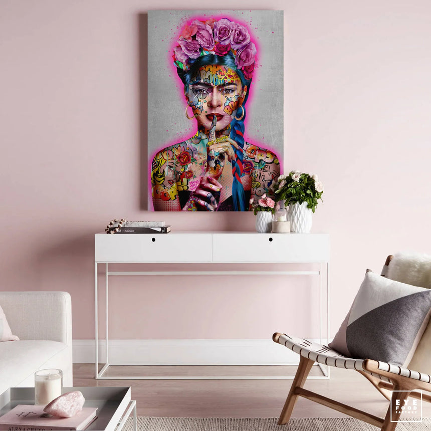 Viva Frida - Éditions Limitées - @nouveau, @quator165110, couleur, Dibond®,