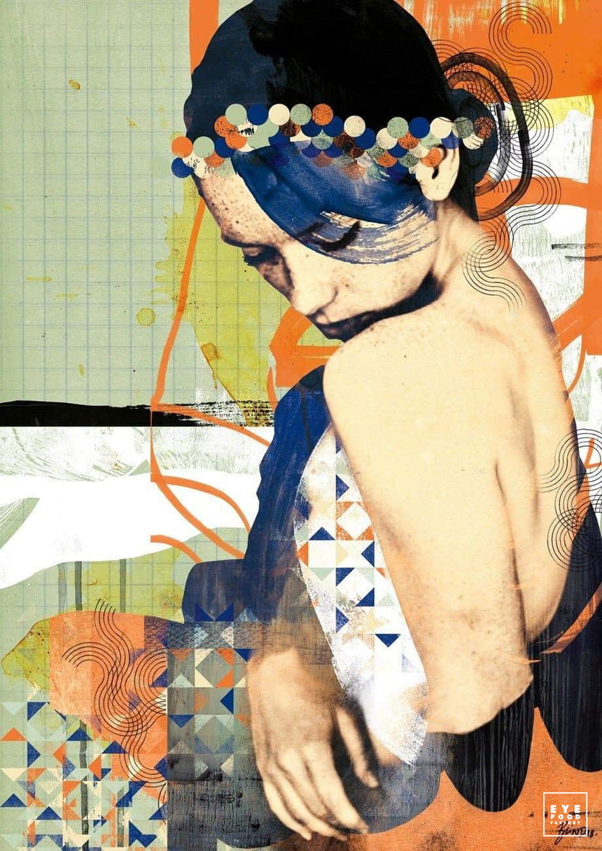 Autumn shade - Éditions Limitées - @trio8055, Abstrait, Dibond®, Femme, Girl