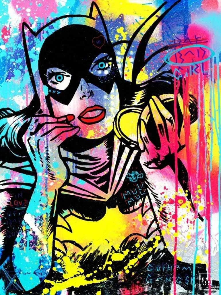 Bad girl - Éditions Limitées - @trio8060, Catwoman, DC Comics, Dibond®, Girl