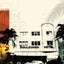 Boulevard Hotel - Éditions Limitées - 110x170cm, Brun, Collage, Dibond®,