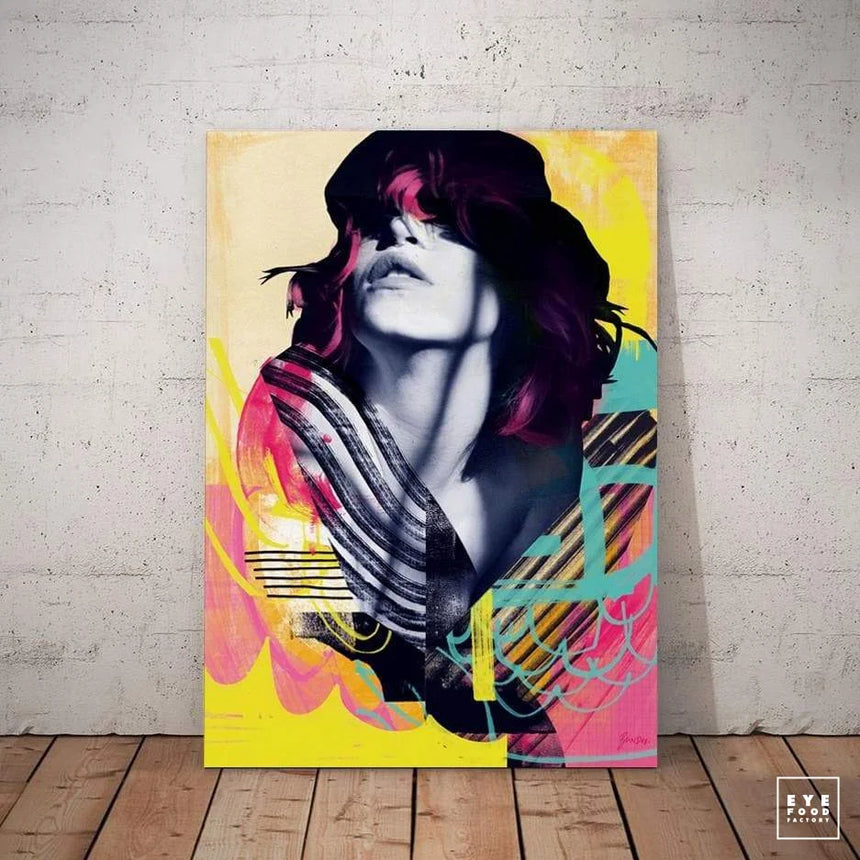 Color sparkle - DERNIERS EXEMPLAIRES - @trio8055, Dibond®, Femme, Girl, Jaune