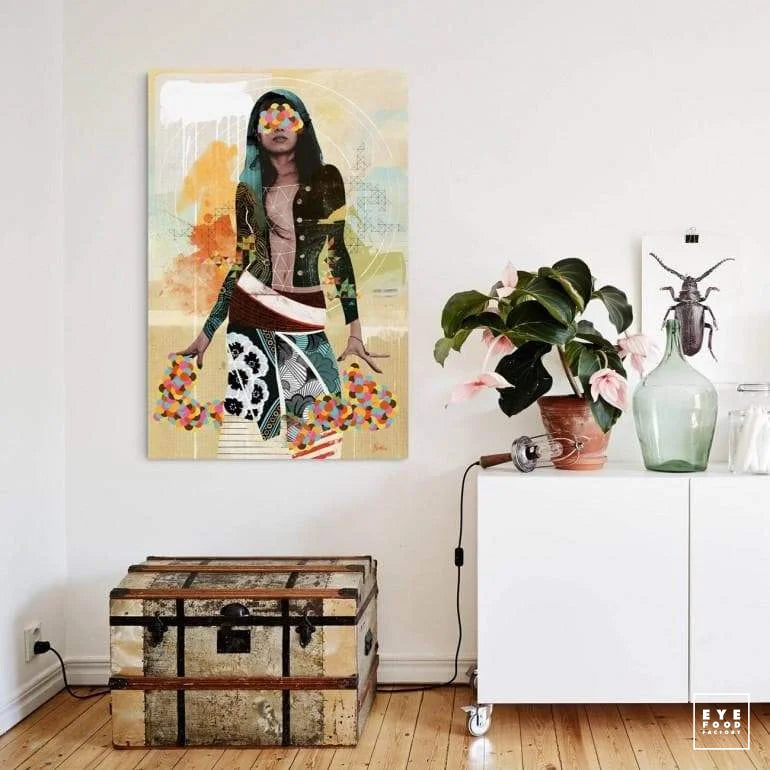 Color Witch - DERNIERS EXEMPLAIRES - @trio8055, Dibond®, Femme, Fleurs, Girl