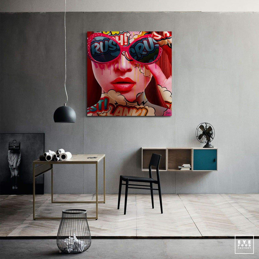 Crush - Éditions Limitées - @trio6565, couleur, Crush, Dibond®, Femme