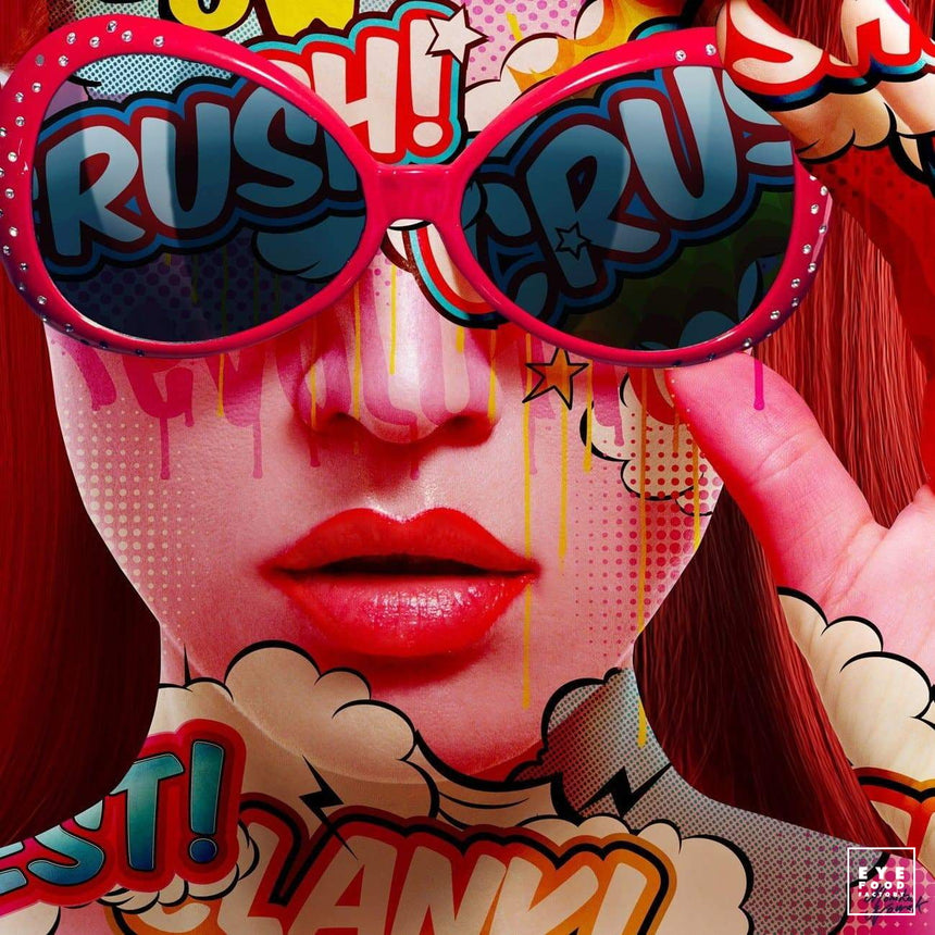 Crush - Éditions Limitées - @trio6565, couleur, Crush, Dibond®, Femme