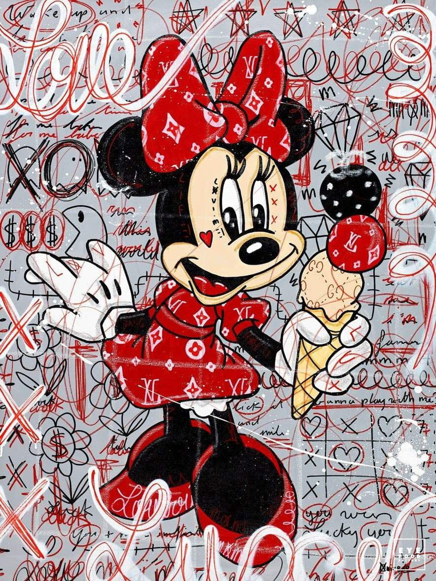 Eat some luxe - Éditions Limitées - @trio8060, Coeur, Comics, Dibond®, Femme
