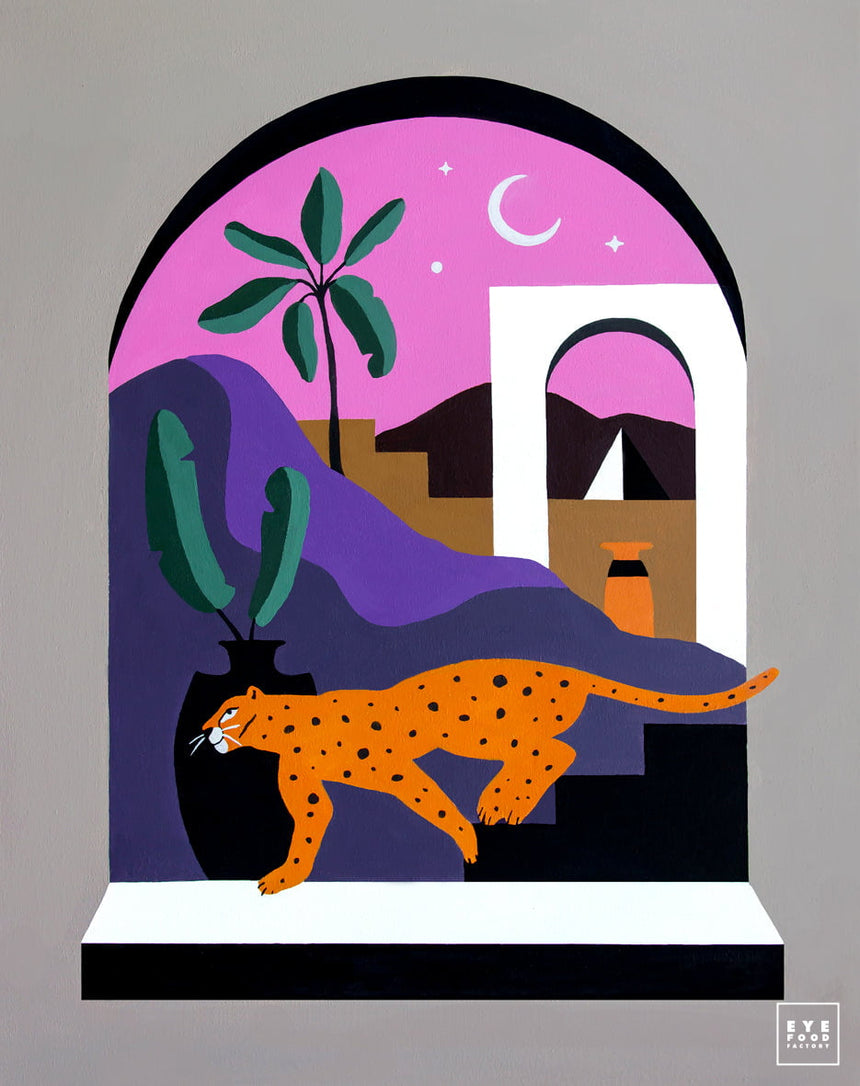 Egypt Night - Éditions Limitées - @quatuor165130, Abstrait, Animaux,