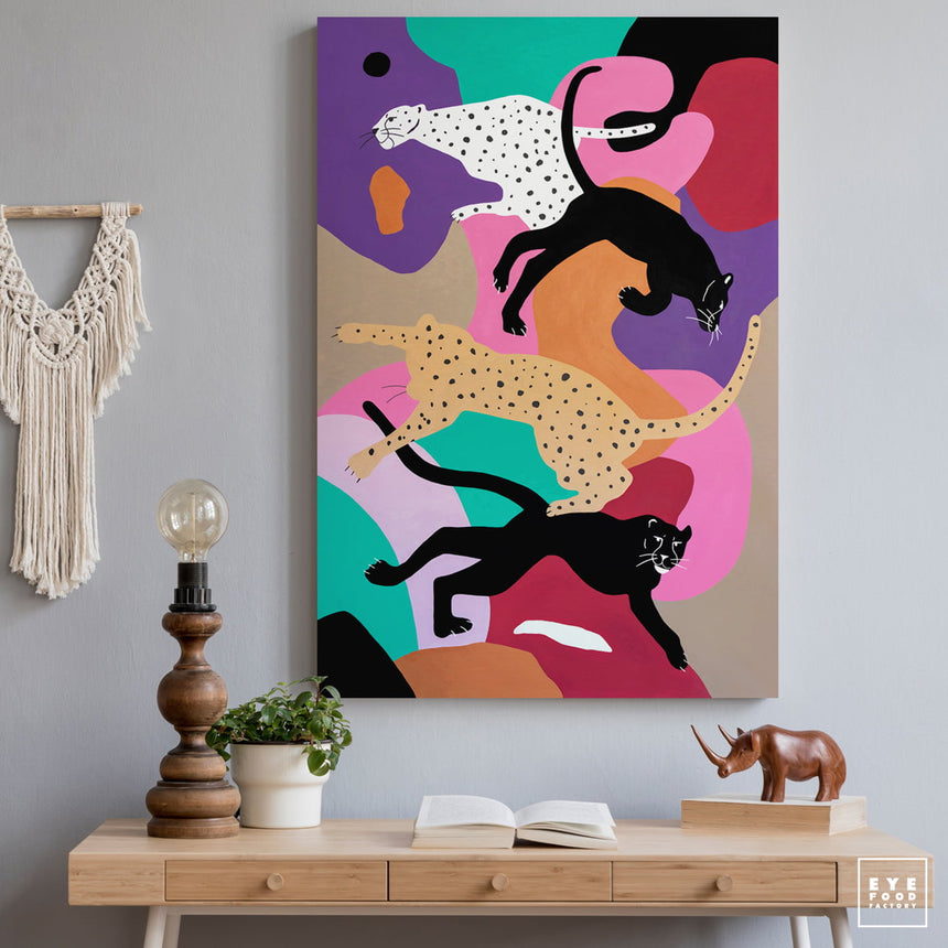 Encounters III - Éditions Limitées - @quator165110, Abstrait, Animaux,