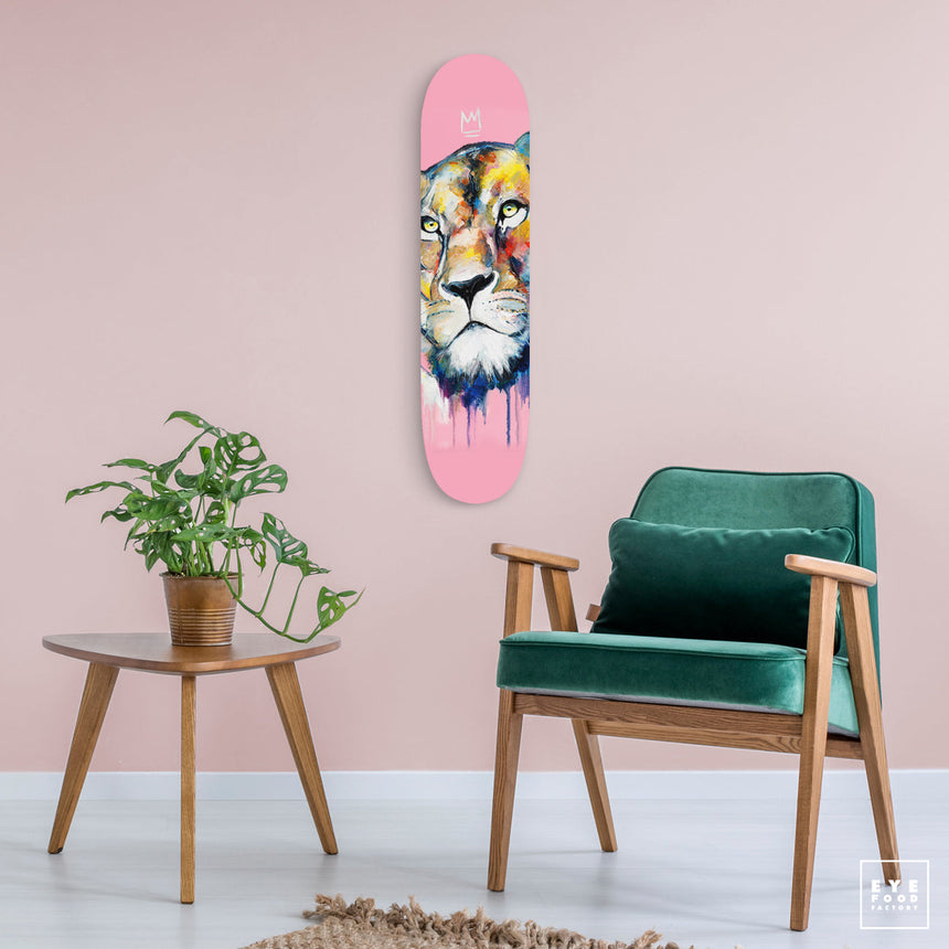 F- JADE - FAKEBOARDS - 82x22 cm, Dibond®, new, Original, Pop Art