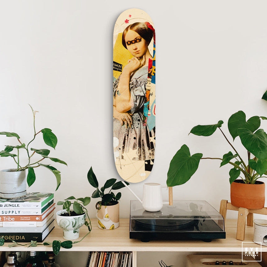 F- MARIE BERNADETTE - FAKEBOARDS - 82x22 cm, Dibond®, fakeboard, new, Pop Art