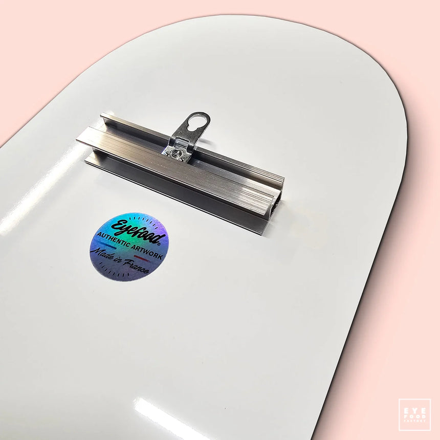 F- MILADY - FAKEBOARDS - 82x22 cm, couleur, Dibond®, fakeboard, Femme