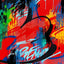 Floride - Éditions Limitées @trio806512095, Abstrait, Dibond®, Graffiti, Mûr