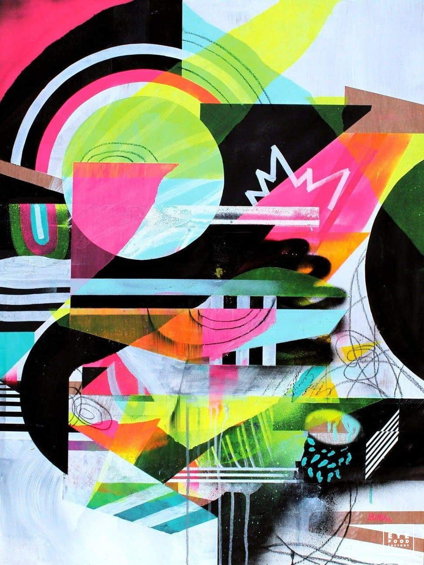 Fluo01 - Éditions Limitées - @trio8060, Abstrait, Dibond®, EFF_AU_SELECTION,