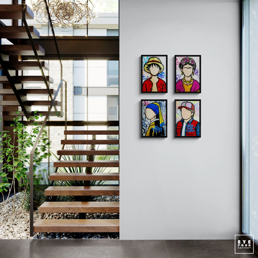 Iconic- #Frida Khalo - ICONIC IDOLS - 30x20 cm, 30X20cm, Default Title, Frida,