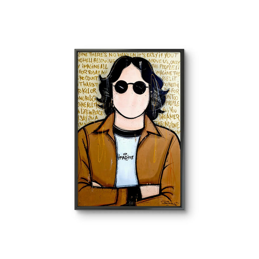 Iconic- #Imagine - ICONIC IDOLS - 30x20 cm, 30X20cm, Angleterre, beatles,