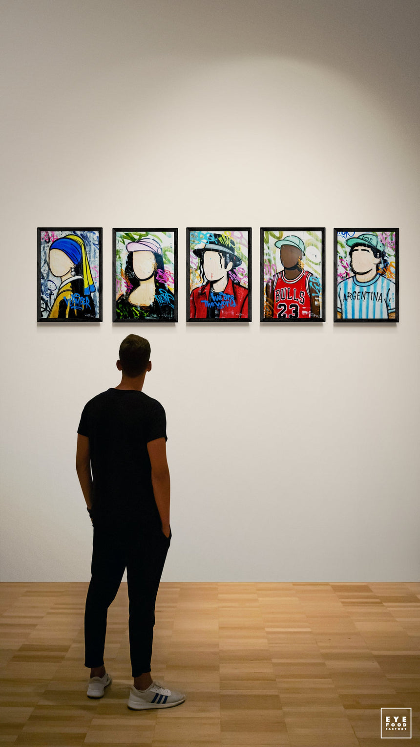 Iconic- #MJ Pop - ICONIC IDOLS - 30X20cm, Default Title, IDOLS, King of Pop,