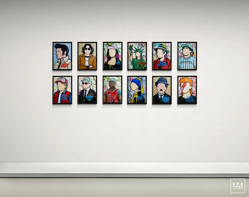 Iconic- #MJ23 - ICONIC IDOLS - 30x20 cm, 30X20cm, BASKET, Basketball, chicago