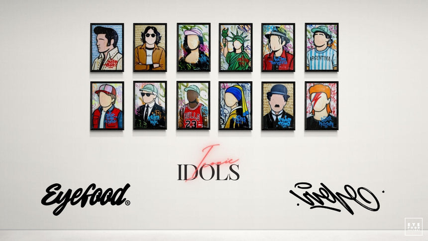 Iconic- #Under Pressure - ICONIC IDOLS - 30X20cm, David Bowie, Default Title,