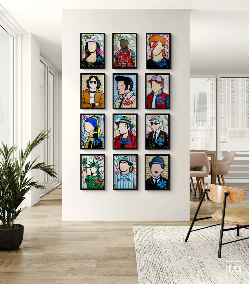 Iconic- #Under Pressure - ICONIC IDOLS - 30x20 cm, 30X20cm, David Bowie,