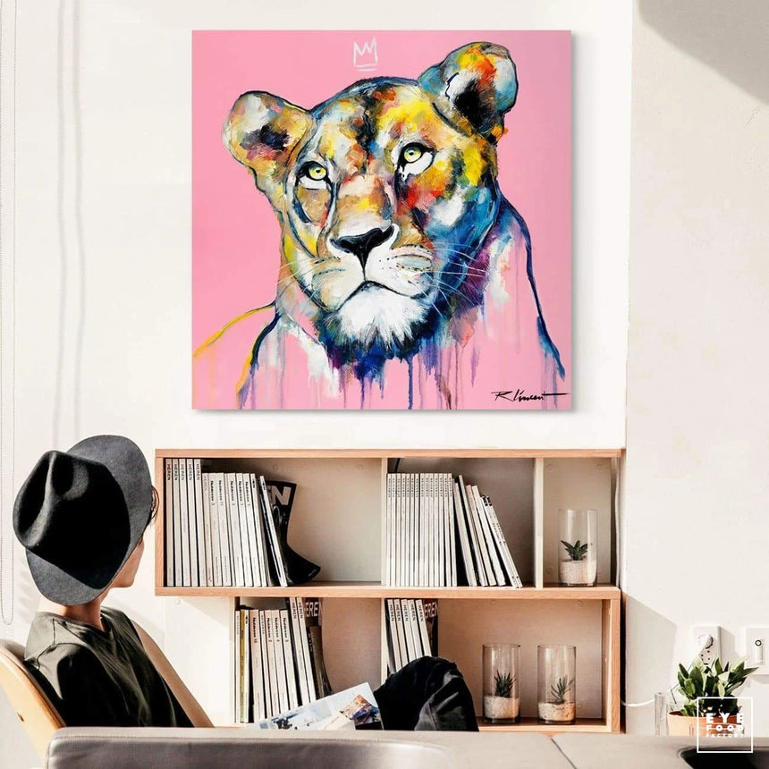 Jade - Éditions Limitées - @trio6565, Animaux, Dibond®, Enfant, Lion