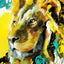 Joseph - Éditions Limitées - @trio806512095, Animaux, Crinière, Dibond®, Jaune