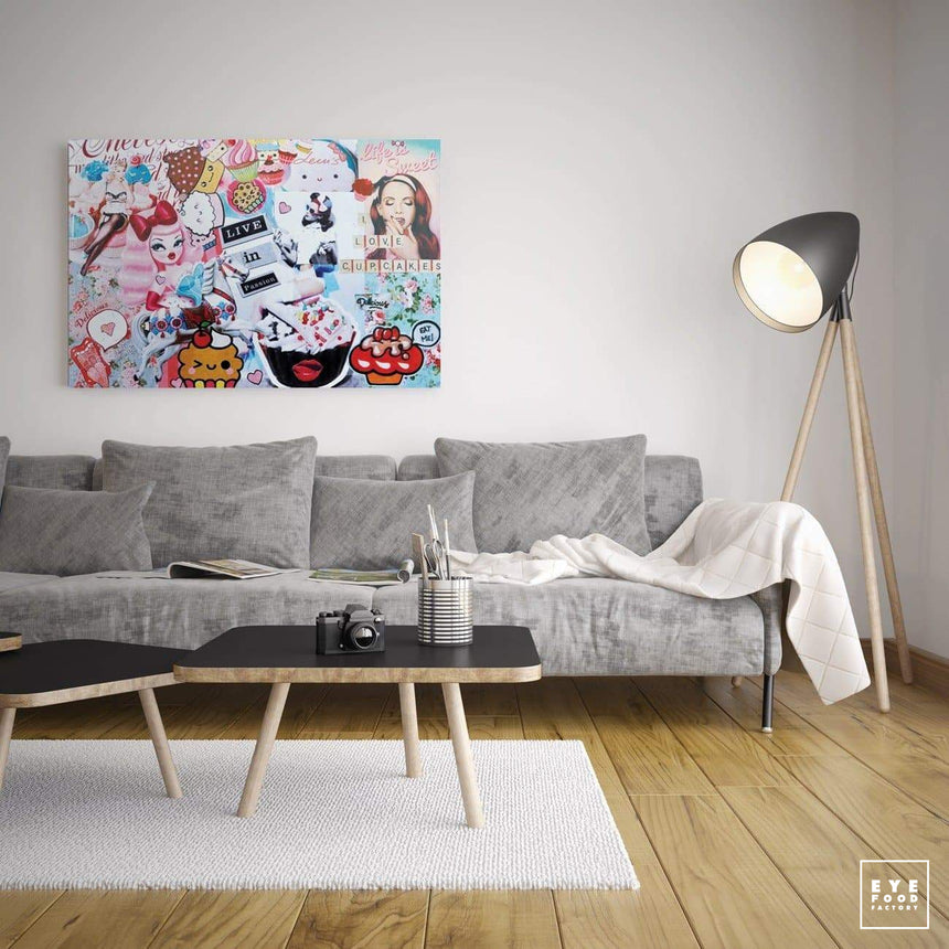 Life is sweet - Éditions Limitées - 120x80cm, 60x40cm, Collage, Dibond®, Enfance