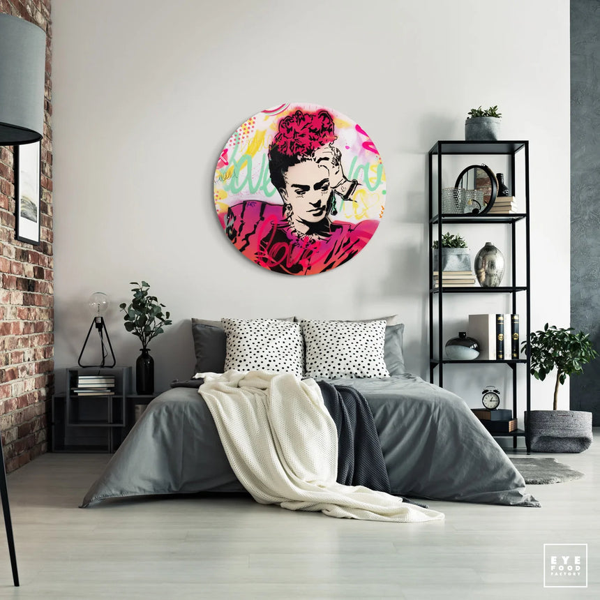 L’instant - Éditions Limitées - 85x85cm, Dibond®, Fleur, Fleurs, Frida