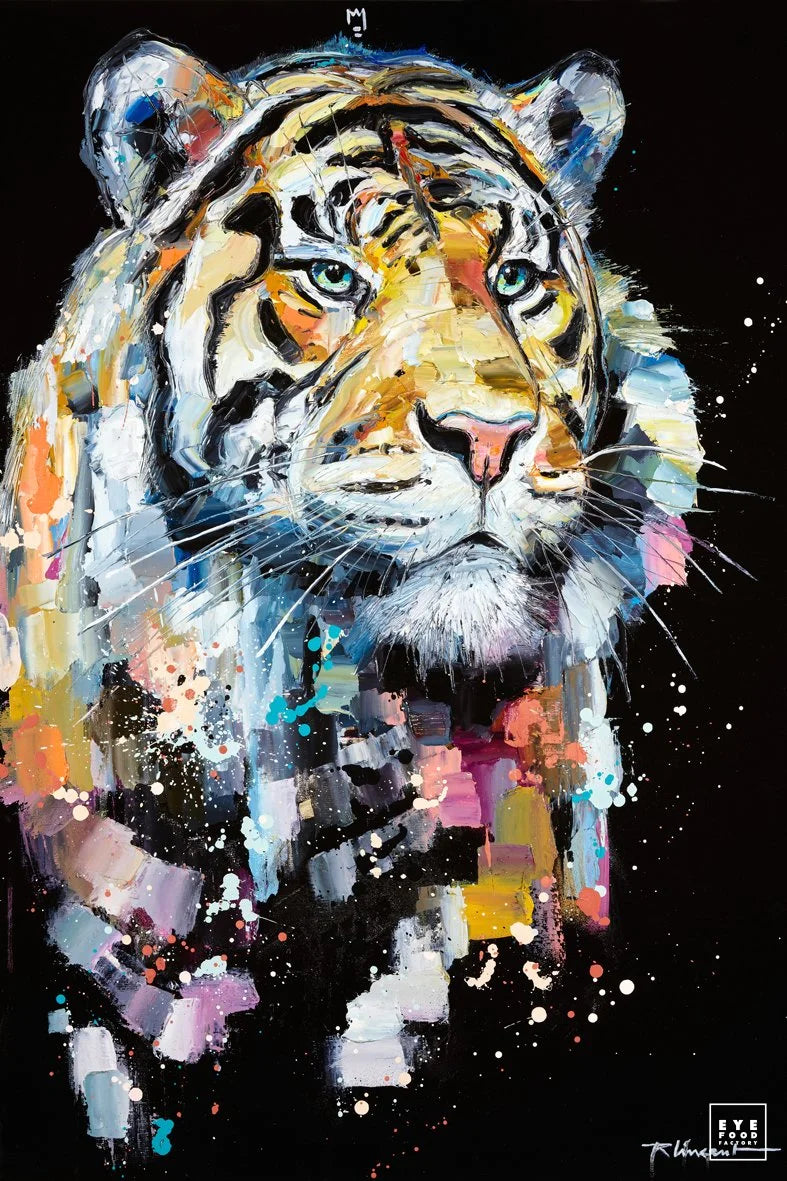Maharadja - Éditions Limitées - @quator165110, Animaux, Dibond®, Jungle, Noir