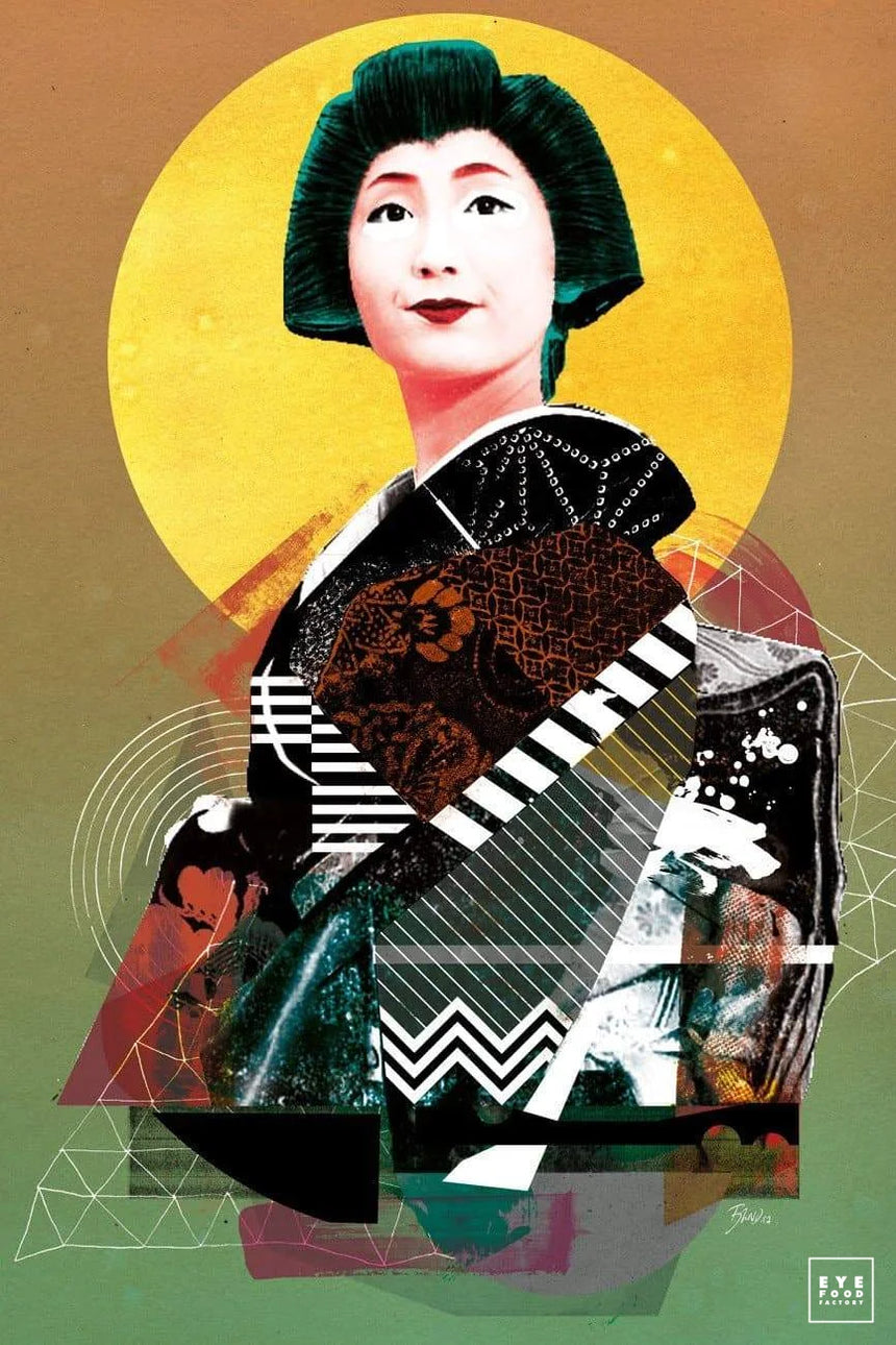 Naha dream - DERNIERS EXEMPLAIRES - @trio8055, Dibond®, Femme, Geisha, Girl