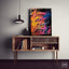 Paradise - Éditions Limitées - @trio8060, Abstrait, Bleu, contemporain, couleur