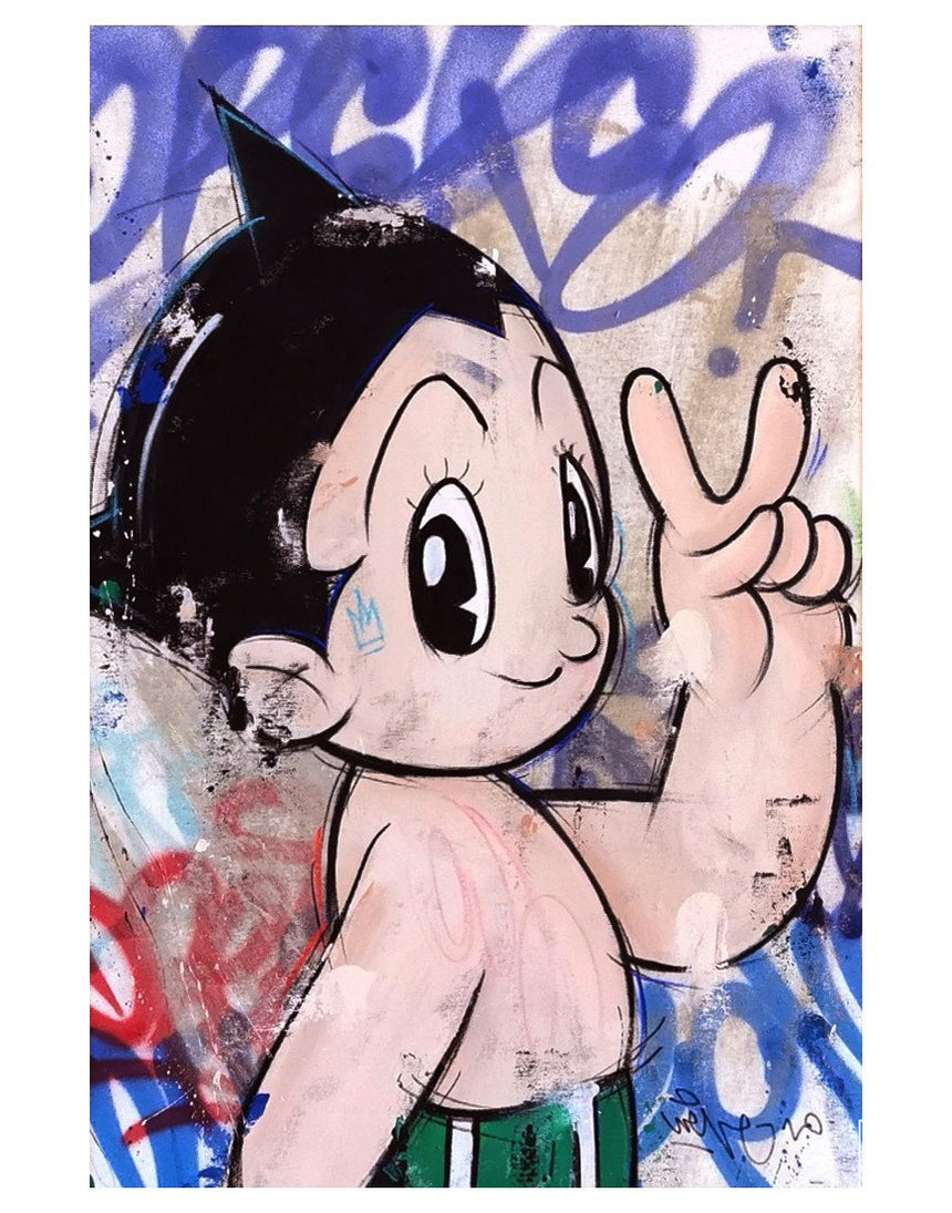 PEACE - Original - Oeuvres Originales - @original, Astro Boy, Authentique,