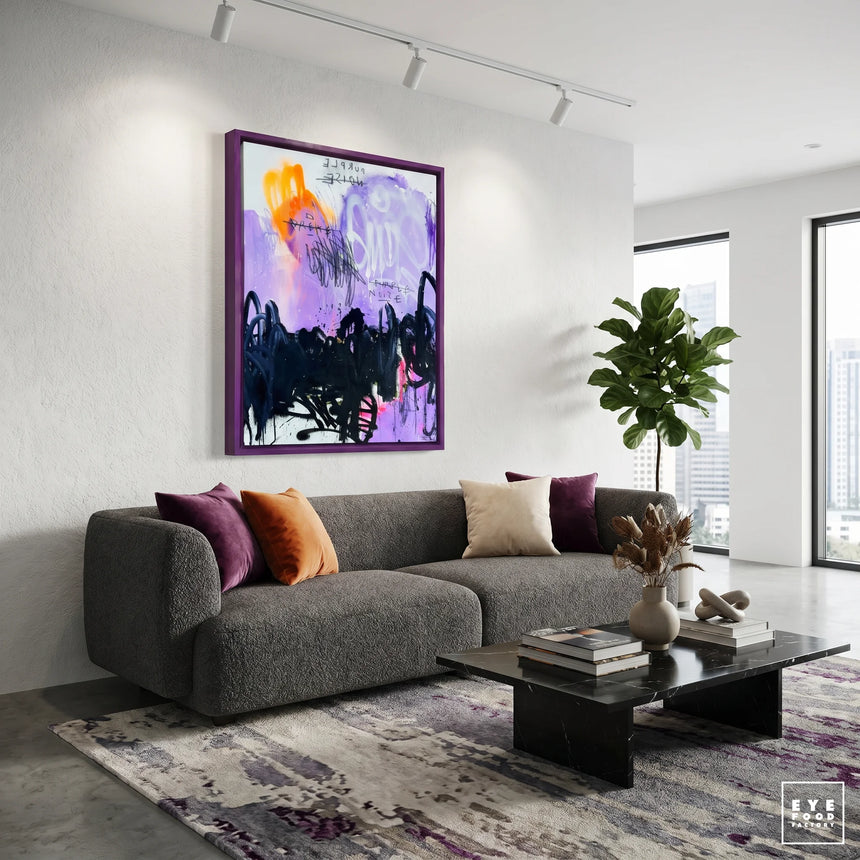 Purple Noize - Éditions Limitées - 160x120cm, 80x60cm, @nouveau, AMERICAN BOX