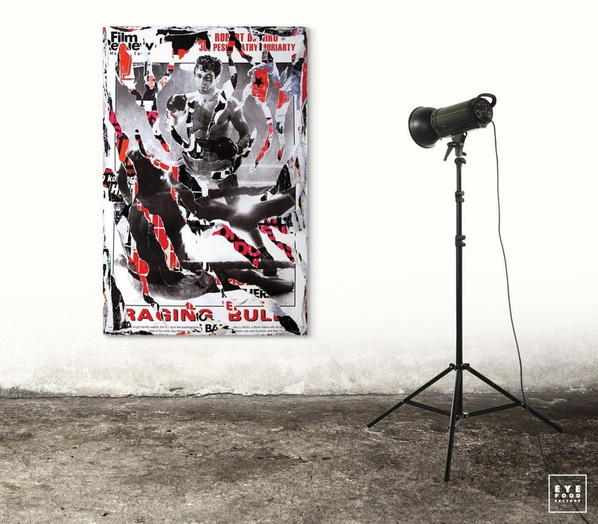 Raging Bull - Éditions Limitées - @trio8055, Affiche, Blanc, Boxe, Boxeur
