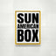 Sun American Box - AMERICAN BOX - BOX, new, Pour tableau 100x100cm, 100x150cm,