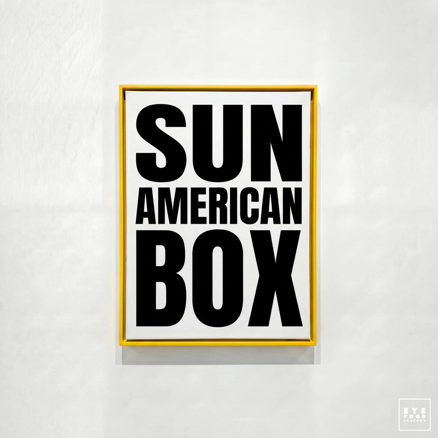 Sun American Box - AMERICAN BOX - BOX, new, Pour tableau 100x100cm, 100x150cm,
