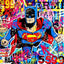 Superbat - Éditions Limitées - @trio6565, Batman, Bleu, Cinéma, Comics
