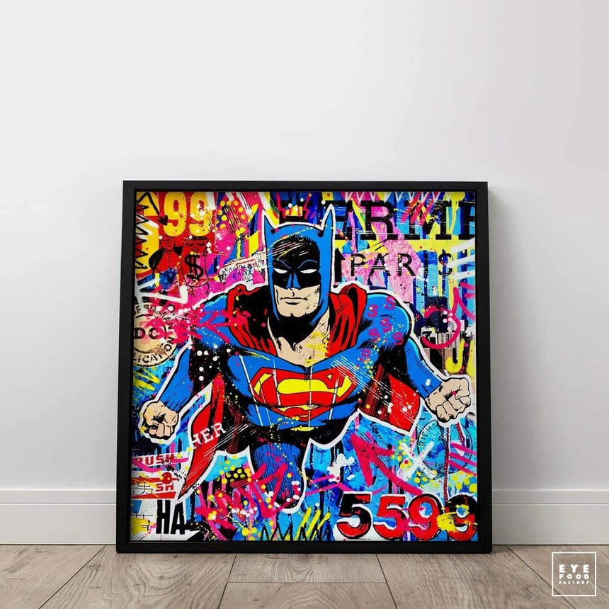 Superbat - DERNIERS EXEMPLAIRES - @trio6565, bande-dessinée, Batman, Bleu,