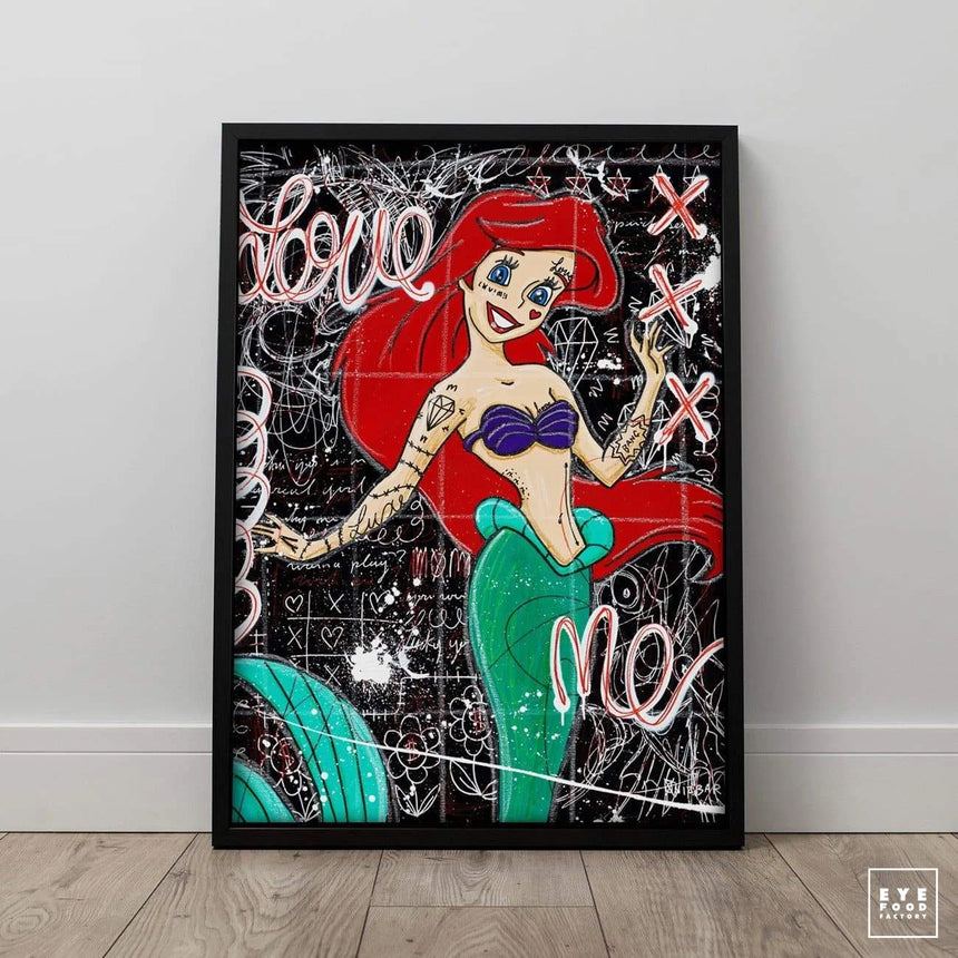 Swimming - Éditions Limitées - @trio8060, Comics, Dibond®, Girl, LASTCHANCE