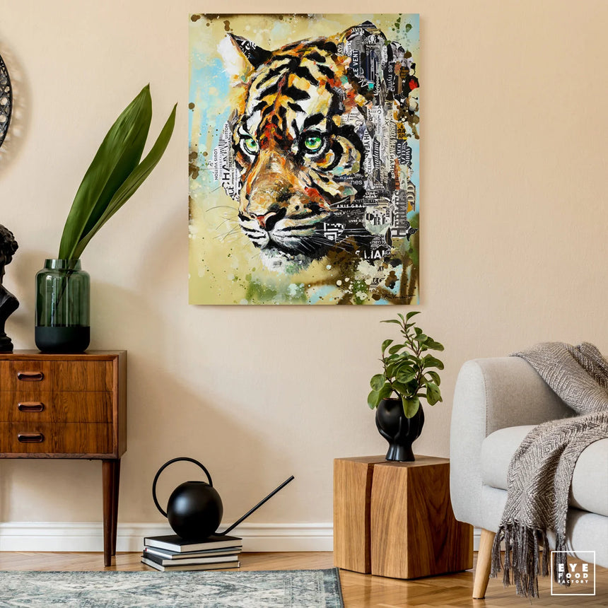 Tokyo - Éditions Limitées - @quatuor165130, Dibond®, exportnewch, Tigre, Toile