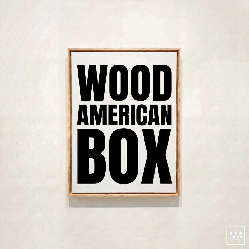 Wood American Box - AMERICAN BOX - BOX, new, Pour tableau 100x100cm, 100x150cm,