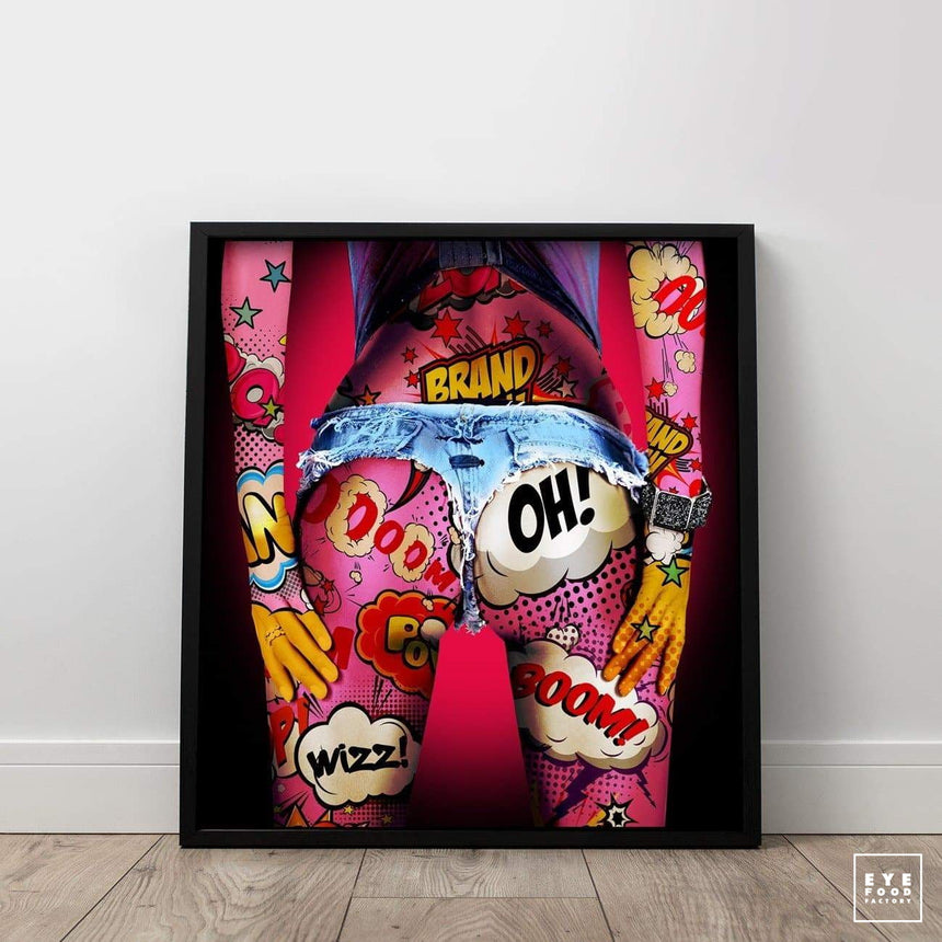 You are bootyful - Éditions Limitées - @trio6565, Boom, couleur, Dibond®, Femme